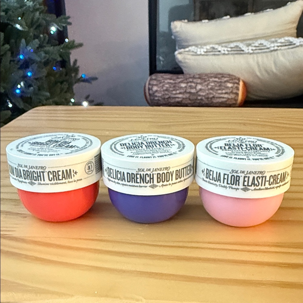 Sol de Janeiro Moisturizer Trio - Red, Purple, Pink